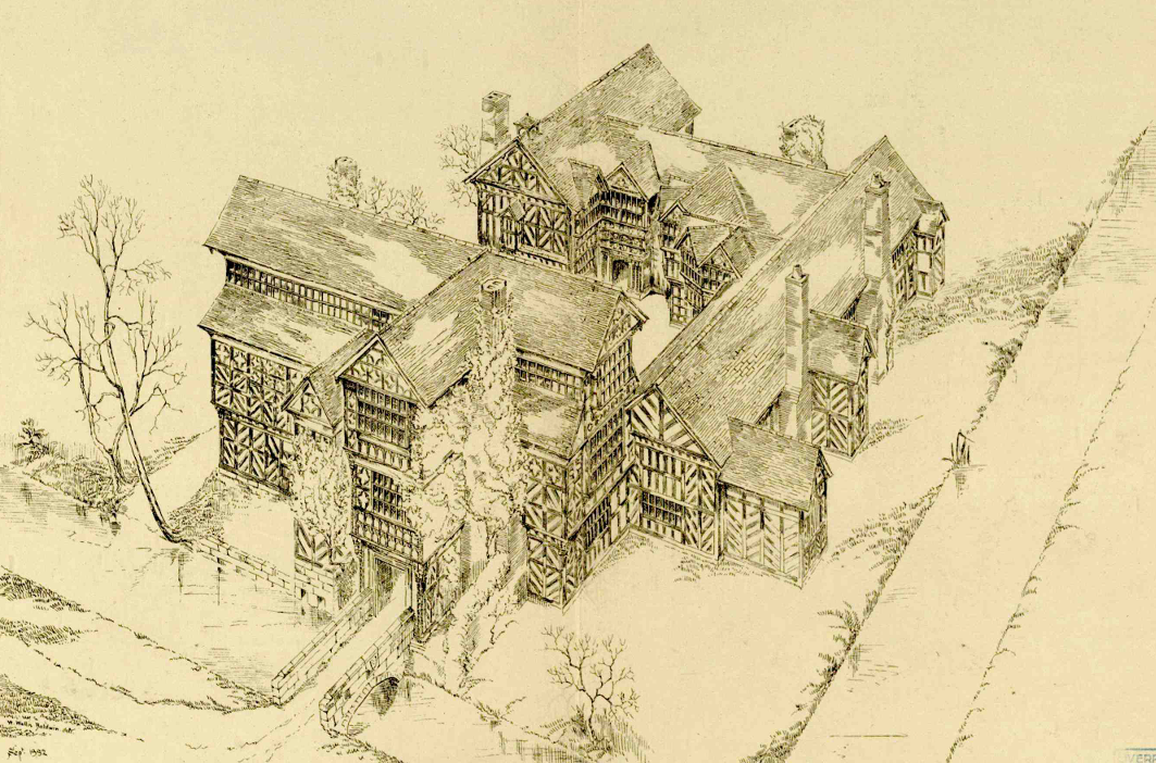 Little Moreton Hall complete (see 1563) Little Moreton Hall complete (see 1563)