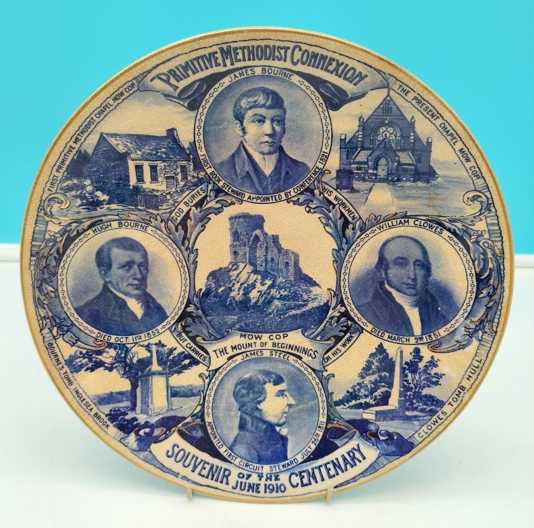 Primitive Methodist centenary plate 1910 Primitive Methodist centenary plate 1910